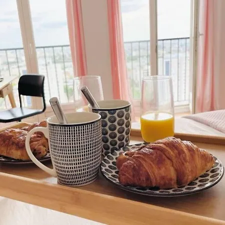 Ciel De Paris : Vue Tour Eiffel Appartement Choisy-le-Roi Buitenkant foto